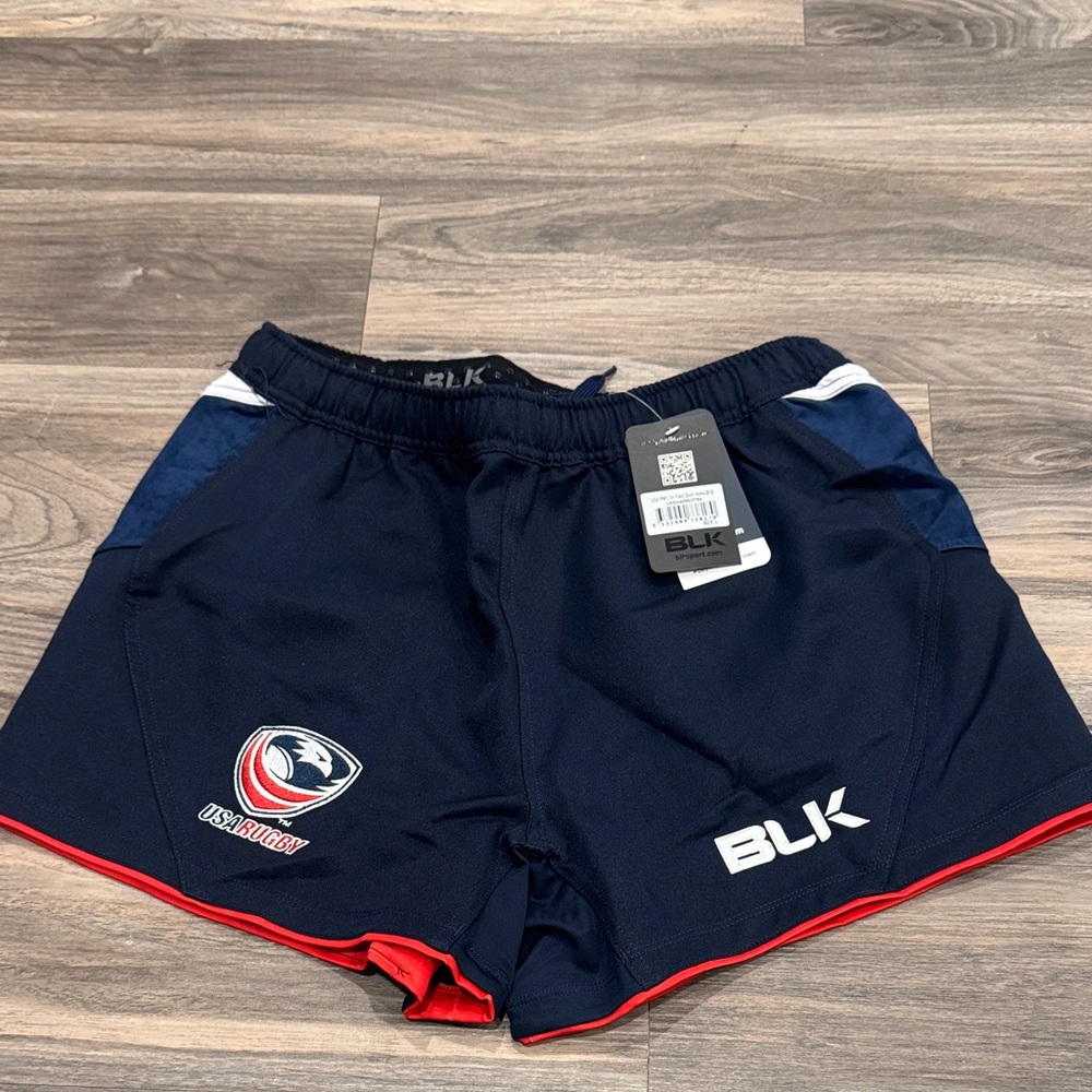 BLK Navy and Red Athletic Shorts